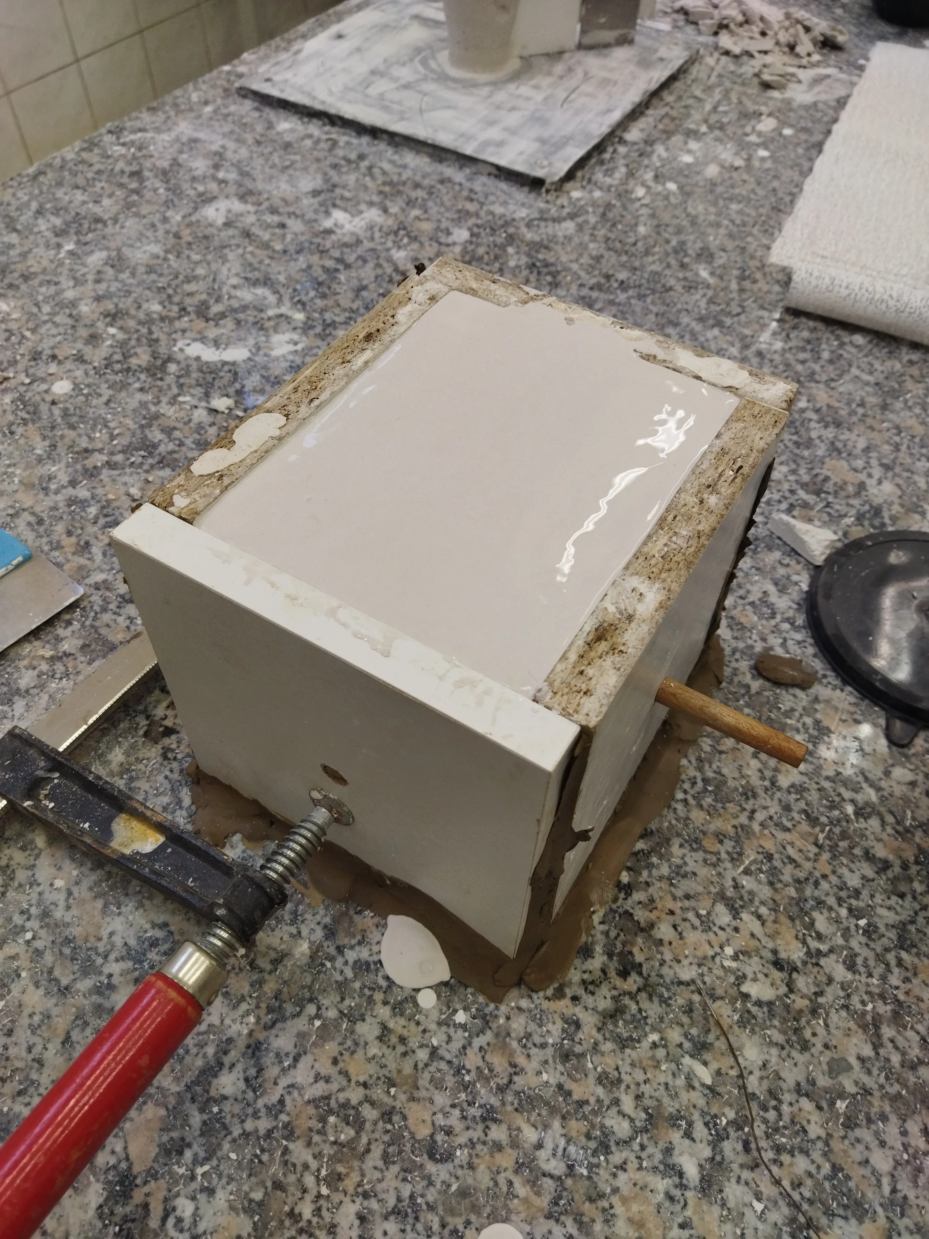 Glass AUREA – Creating the plaster mould