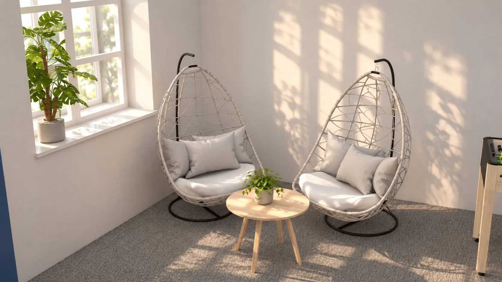 Relaxation room for STRÖER Labs – detail