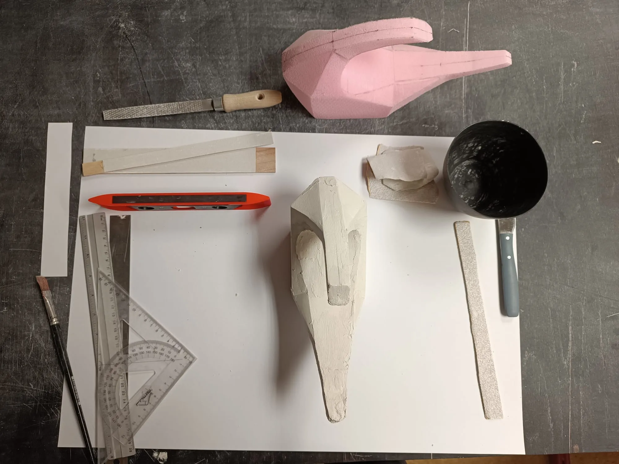 Watering can CORALLO – Creating the plaster model