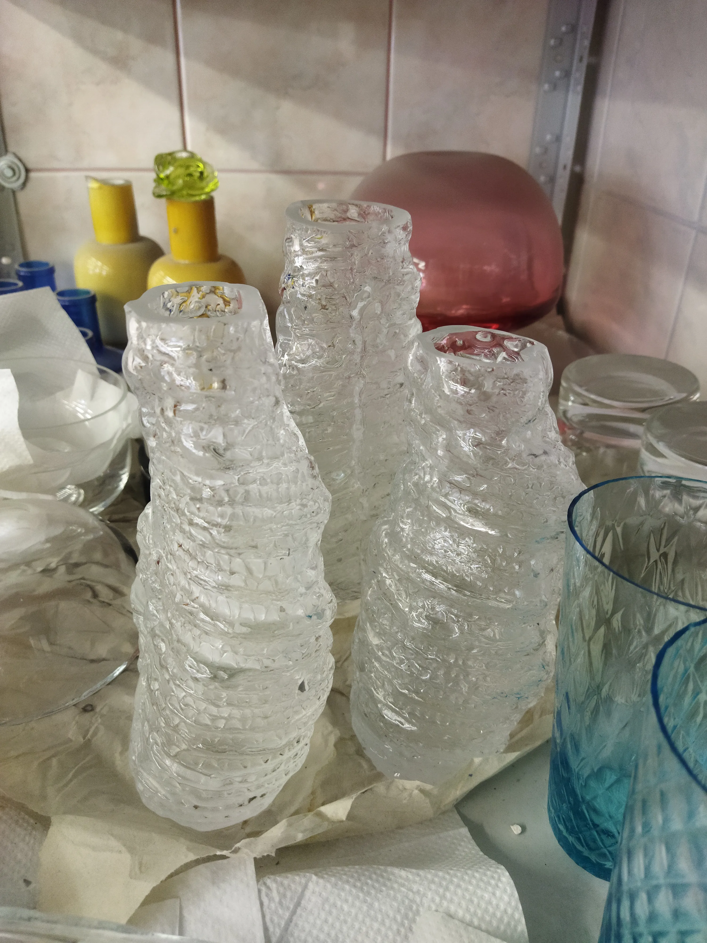 Vase GLACIAR – The whole series finished